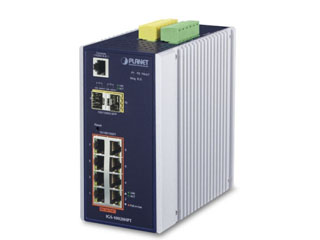 ���������� ������������, Layer 2, 8 ������ 10/100/1000��/�, POE+, 240 �� + 2 ����� SFP 1��/�, 12-48�, ������ 3 (IGS-10020HPT)