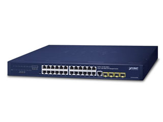 ���������� ����������� Layer 2/4, 24 ����� 10/100/1000��/� + 4 ����� SFP 100/1000��/� (GS-4210-24T4S)
