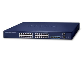   L2+ 24- 10/100/1000T+ 4- 10G SFP+ (SGS-5240-24T4X)