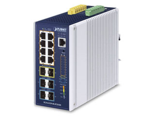 ���������� ������������ ����������� L3, 8 ������ 10/100/1000T 802.3 bt POE+ 2 ����� 1G/2.5G SFP + 4 ����� 10G SFP+ (-40~75C)  (IGS-6329-8UP2S4)X
