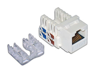  Keystone "" 8P8C RJ-45 .5e,  110&Krone () (KES-5M) (FA682MC8C5E)