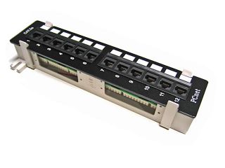 Patch-������ ������. 12 ������ RJ-45 8P8C, ���.5e, ��� 110&Krone (PCnet) (E-PA89U-12D-OO)