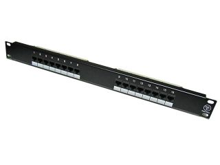 Patch- 19"/1U, 16  RJ-45 8P8C .5e,  Krone, . (PP1-168)